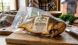 Karp Wędzony Gorącym Dymem (Pakowany Próżniowo) – 700g netto